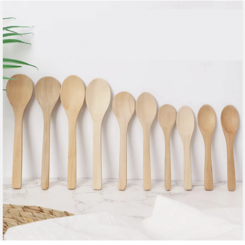 160mm Biodegradable Eco-friendly Disposable Wooden Cutlery Set