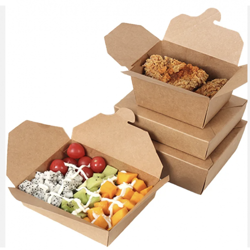  customize cheap food grade take away fast food paper packaging box Take Out Box