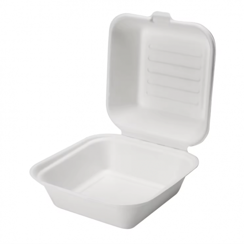 6in Burger Box  Bagasse 