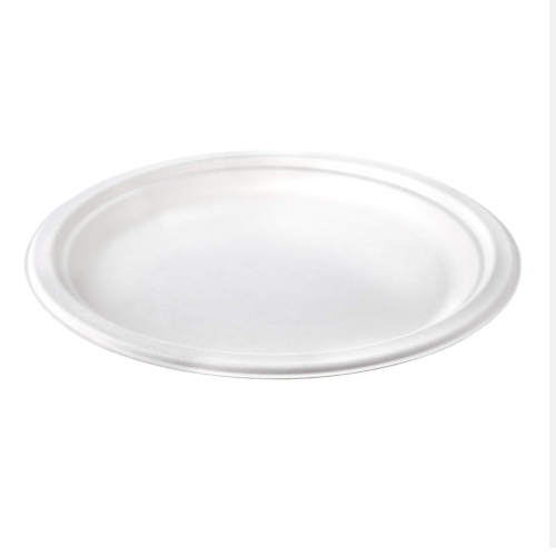 9in Bagasse Round Plate  