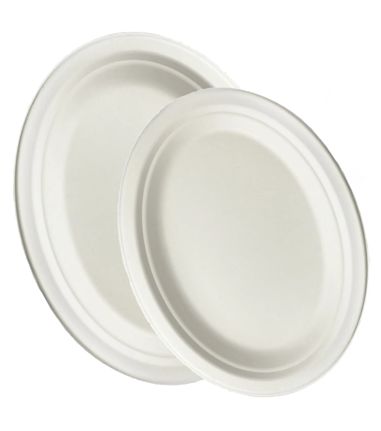 Oval Bagasse Plate    